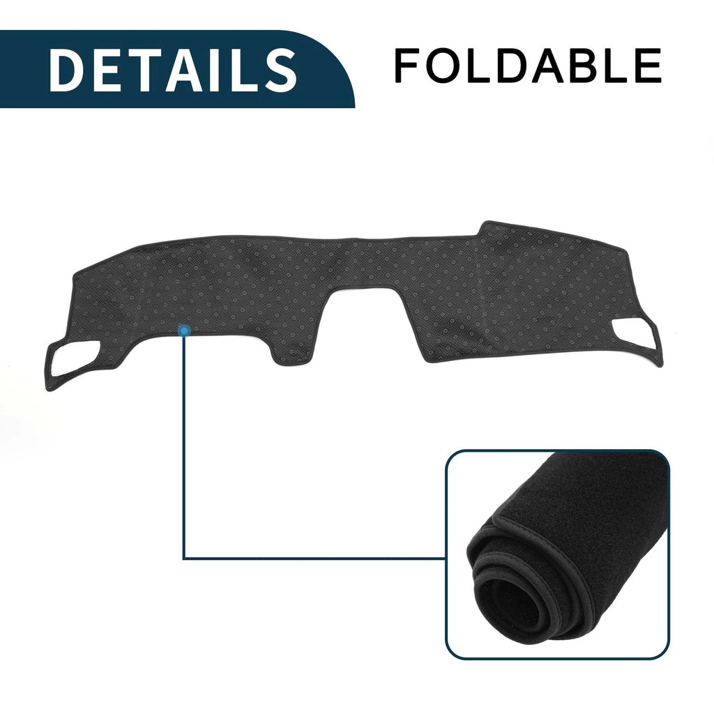 Dashboard Cover Mat for Honda Accord (CY2, 2018–2023) Sun Protector Black