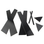 8pcs Door Trim Covers for Hyundai Elantra Sedan (2017-2018) Black