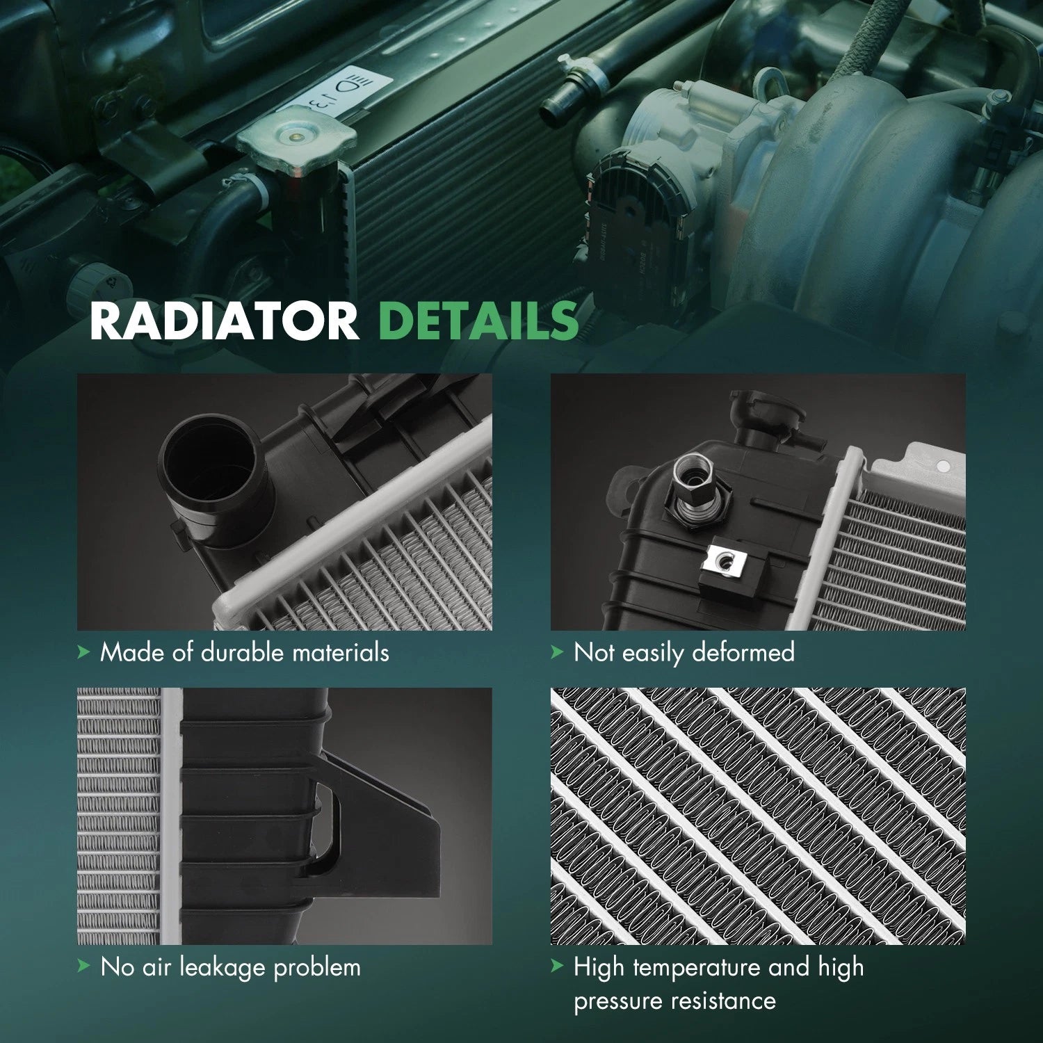 Aluminum Radiator for Ford Explorer (1995–1997)
