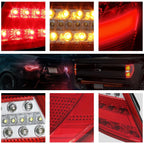 3D LED Streak Tail Light Reverse Lamp for Mercedes C-Class W204 (2008–2011)