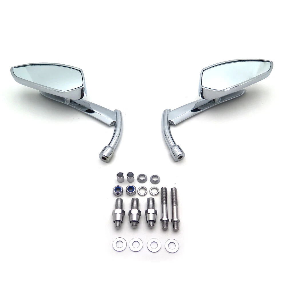 Chromed Blade Mirrors for Suzuki Savage Intruder Volusia Boulevard GSXR Hayabusa