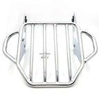 2X Chrome King Detachables Luggage Rack for Harley Touring Street Glide (2009–2016)