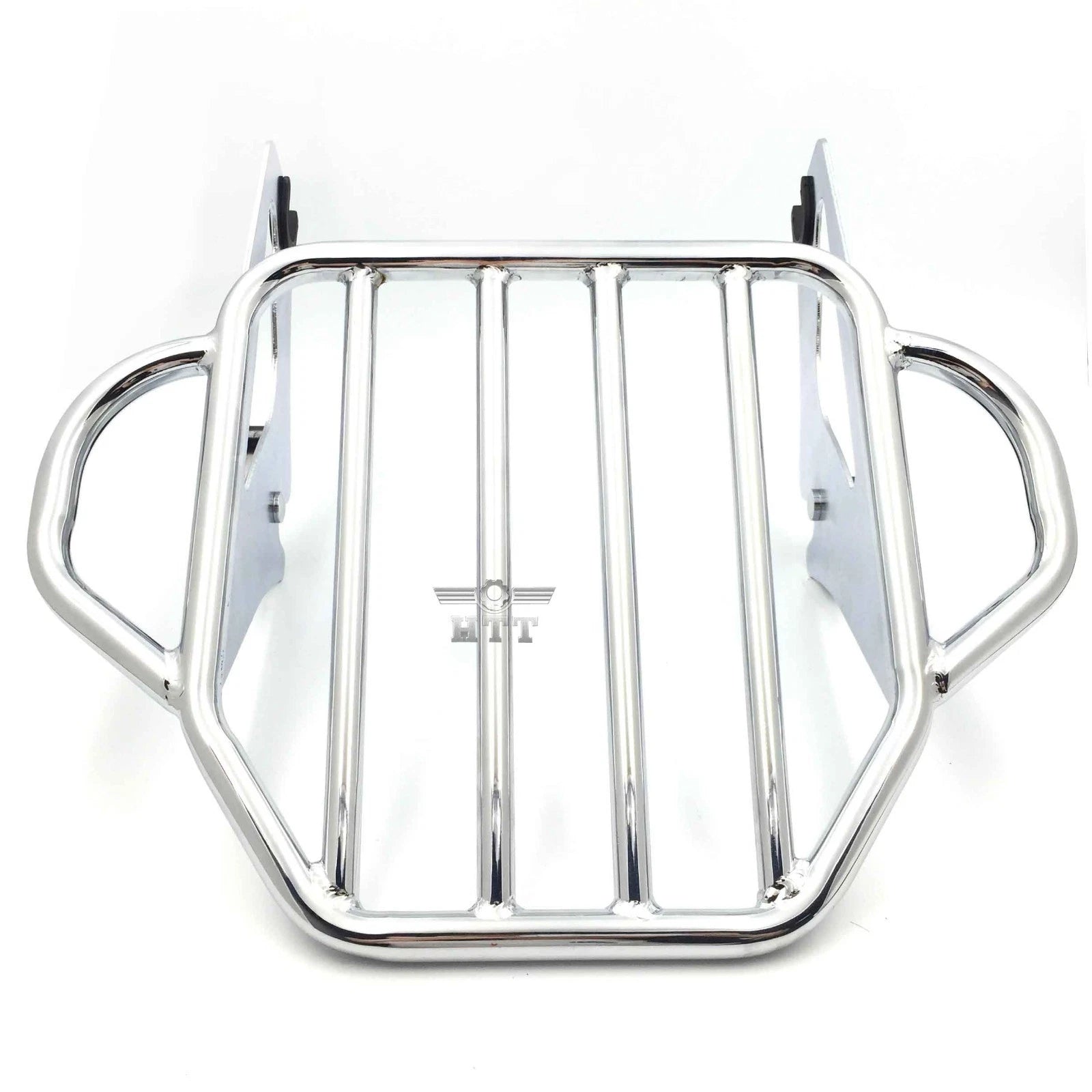 2X Chrome King Detachables Luggage Rack for Harley Touring Street Glide (2009–2016)