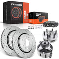 Front Drilled Brake Rotors & Pads for Ford Expedition (2003–2023)