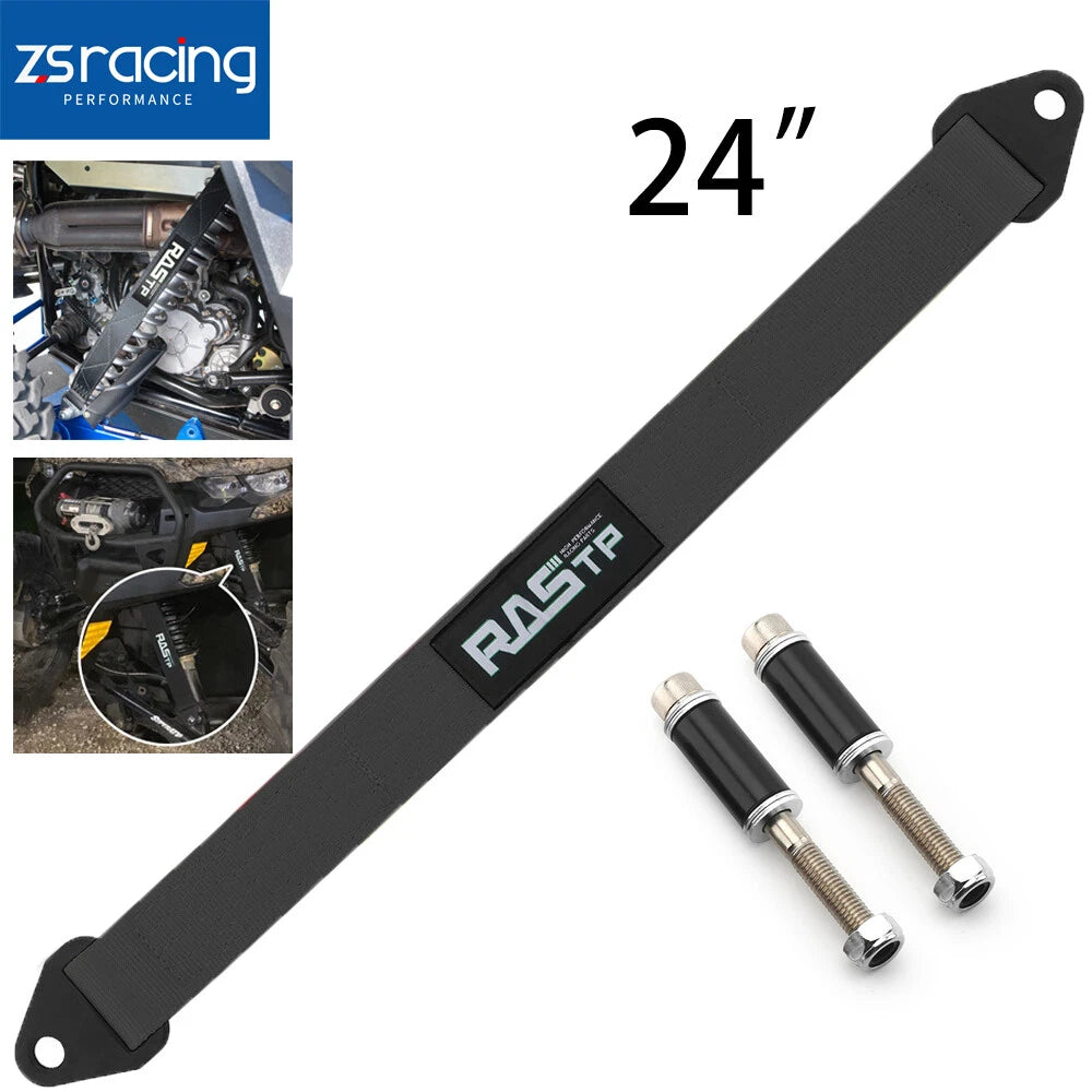 24" Black Limit Straps for Shock Suspension Travel