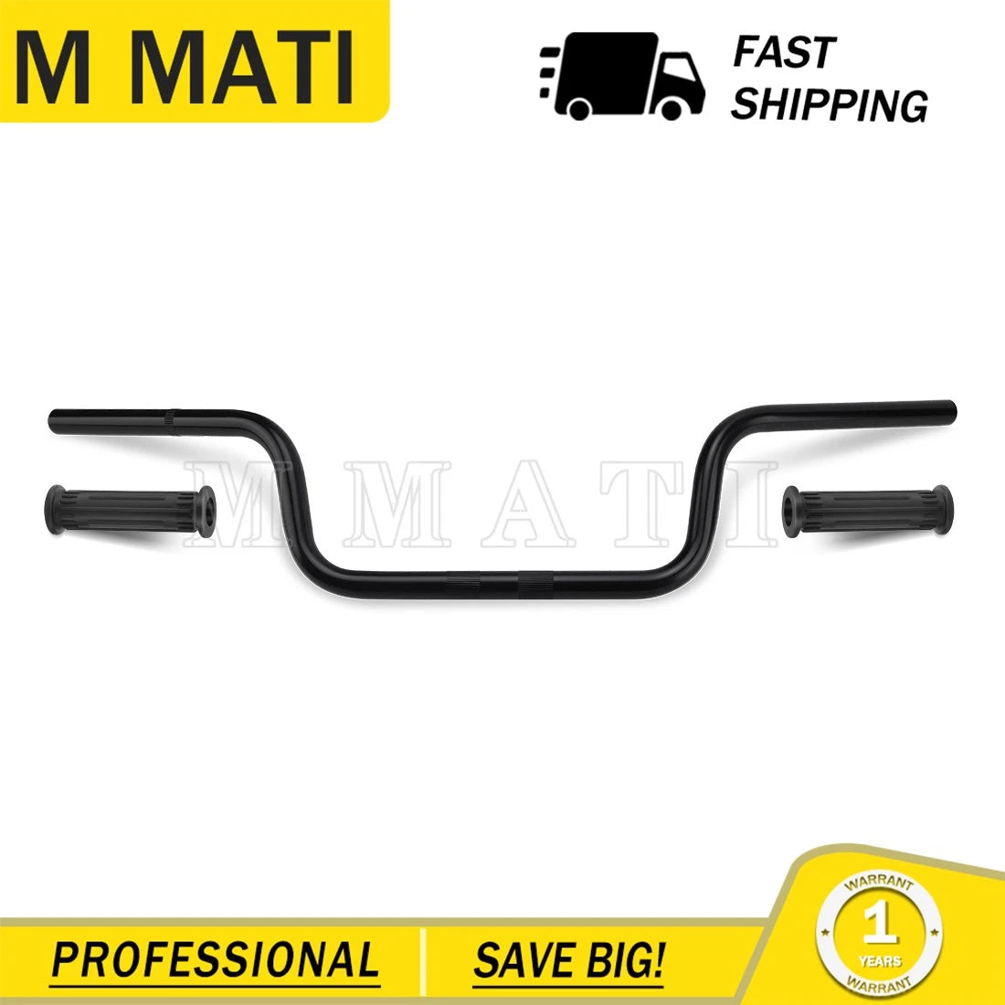 Heavy Duty Handlebar w/Grips for Polaris Xpress 300 400L Xplorer 400 (1995–2000)