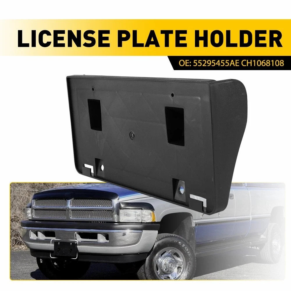 Front License Plate Bracket Holder for Ram 1500 2500 3500 (1994–2002) CH1068108
