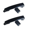 2 x Rear LH+RH Black Outer Door Handle for Nissan Dualis J10, Navara D40 (2007–2015)