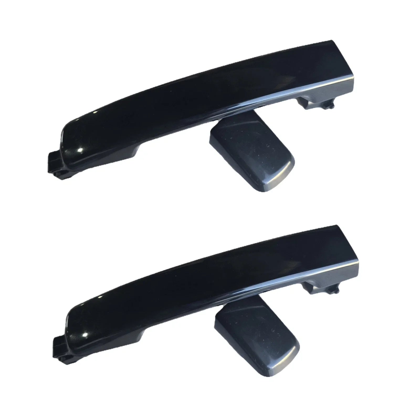 2 x Rear LH+RH Black Outer Door Handle for Nissan Dualis J10, Navara D40 (2007–2015)