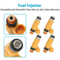 4X CDH275 Fuel Injector for Mitsubishi Triton MK (1996–2003) 2.4L 4CYL 4G64