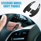 Set of 2 Steering Wheel Shift Paddles for Ford Mustang (2015–2021) Black