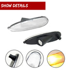 Clear Front Fender Side Marker Light with Amber LED for Pontiac GTO (2004–2006)