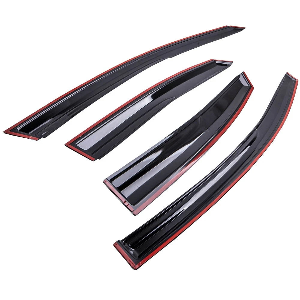 Smoke Acrylic Window Visor Rain Guard for Nissan Sentra (2013–2019)