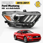 HID Xenon Headlight w/Projector for Ford Mustang (2015–2017) Right Side