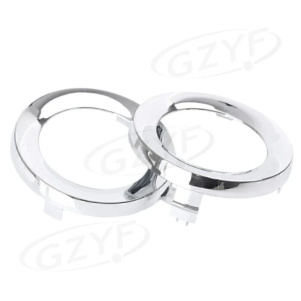 Front Fog Light Lamp Cover Trim Ring for Subaru Forester (2009-2013) Chrome