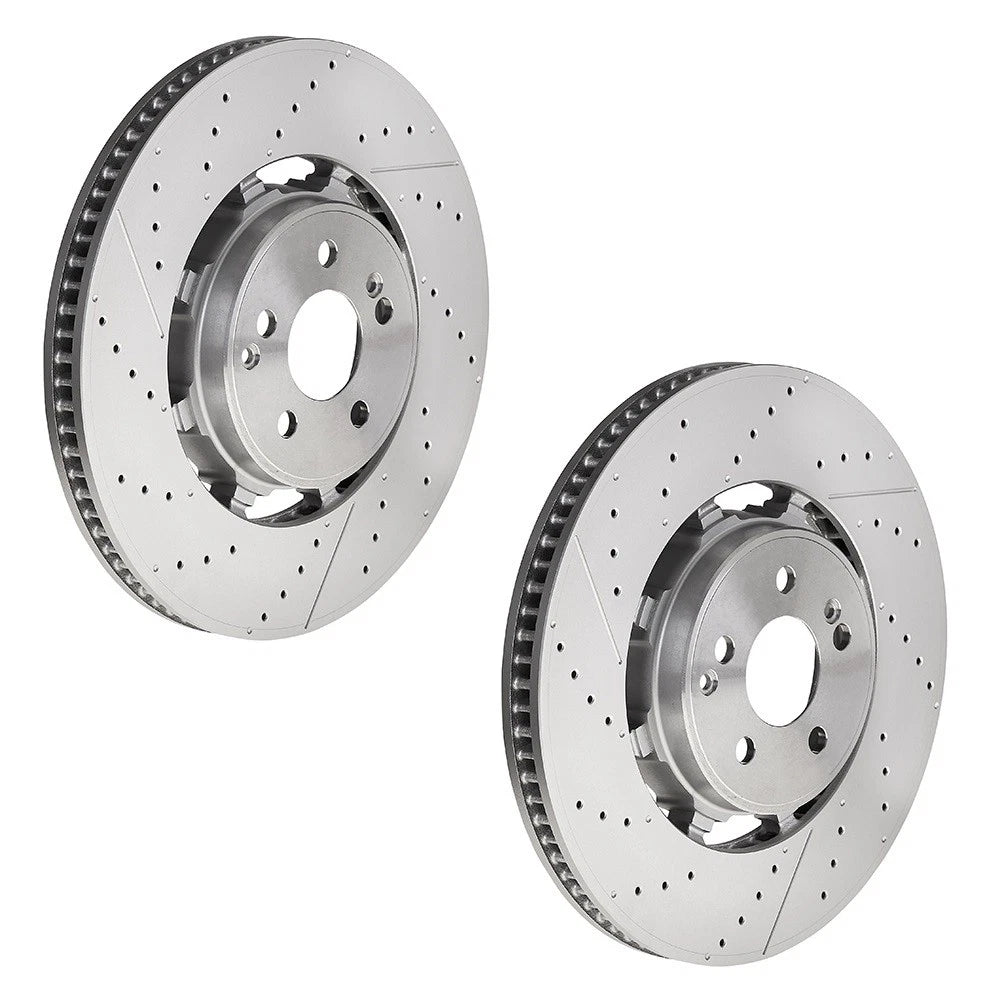 2X Brembo Rear PVT 370mm Disc Brake Rotors for Mercedes-Benz W167 X167