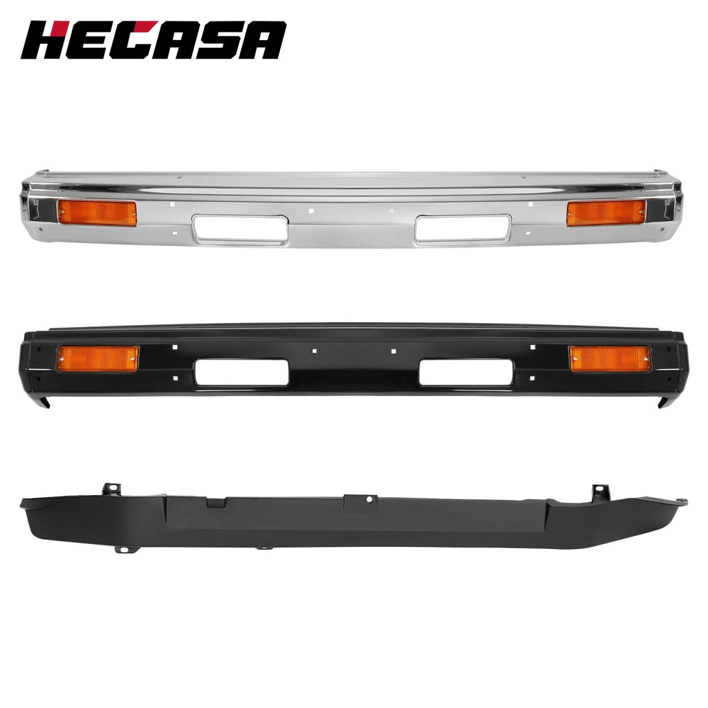 Chrome Bumper End Cap Turn Signal Light for Nissan D21 (1986–1992)