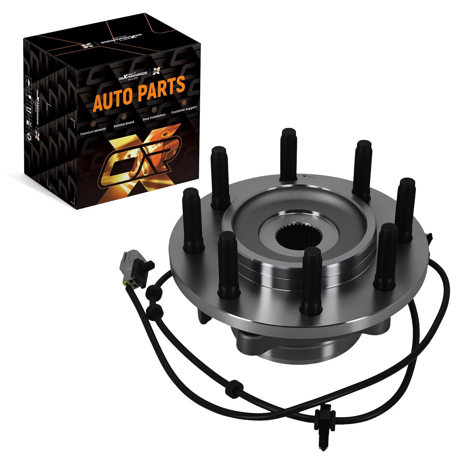Front Wheel Bearing Hub for Dodge Ram 2500 3500 (2000–2002) 515063 8 Studs