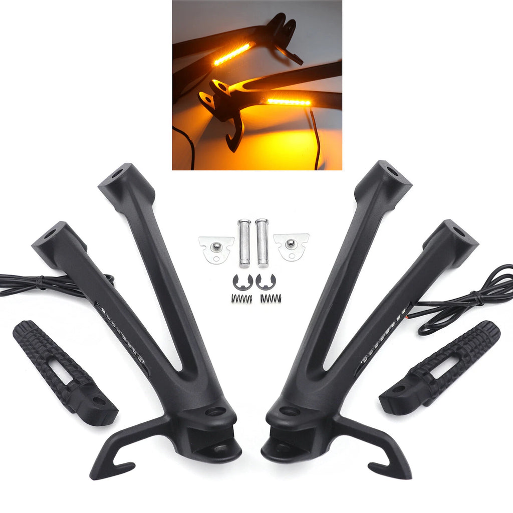 LED Signal Footrest Bracket for Suzuki GSXR 600 750 (2006–2007)