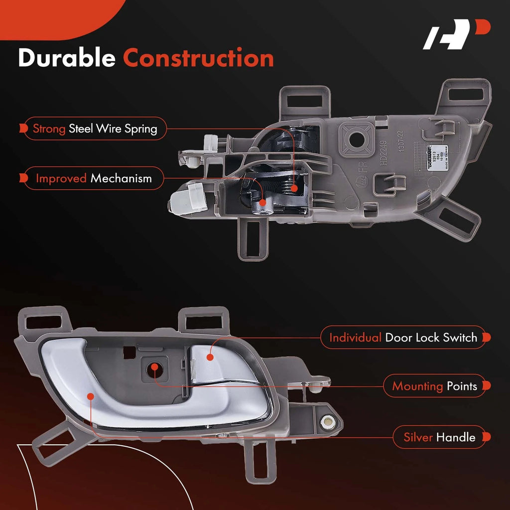Front Right Interior Door Handle for Honda Civic (2012-2015)
