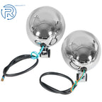 Chrome Fog Lamp Turn Signal Light for Dyna (1996–2012)