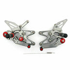 Aluminum Rearsets Footpegs for Daytona 675/R (2013–2017) Titan-color T9
