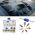R134a AC Valve Core Kit 40 Pieces with Tool for Car Truck Motorcycle (N/A)