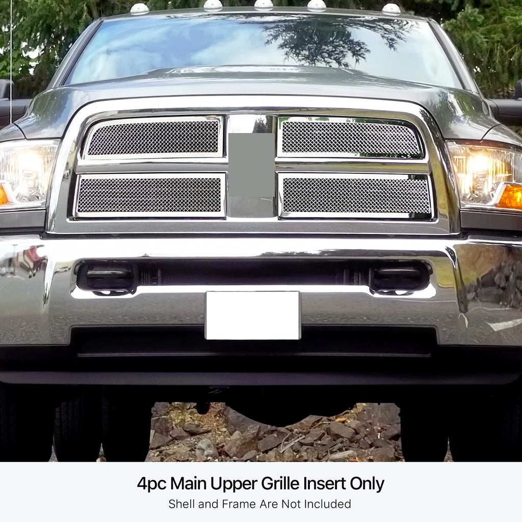 Stainless Steel Mesh Grille Insert for Dodge Ram 2500/3500 (2010-2012)