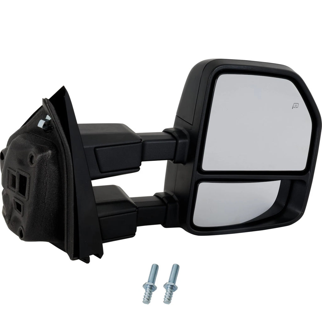 Right Mirror for Ford F-250 Super Duty (2017–2022) Power Heated Chrome Cap