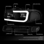 LED DRL Headlight & Turn Signal Bumper Lamp for Sierra/Yukon XL (1999–2007)