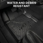 Set of 3 All Weather Floor Mats for Honda Pilot (2009–2015)