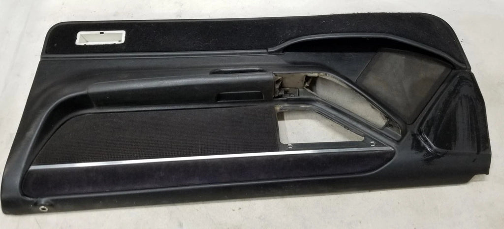 RH Door Panel for Thunderbird Cougar (1989–1990) Black Cloth Insert