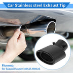 2.36" Exhaust Muffler Tip Pipe for Suzuki Hustler MR52S MR92S Black