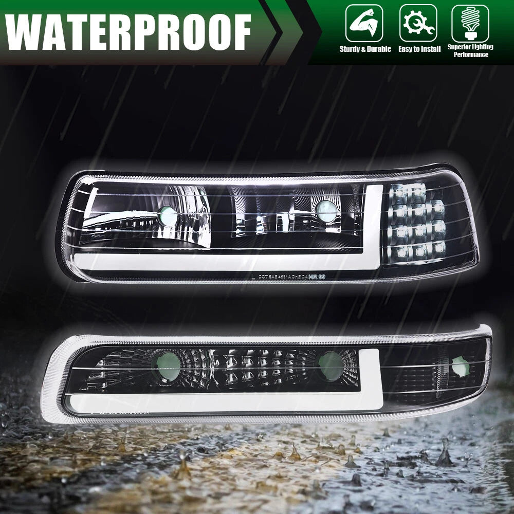 LED Tube DRL Headlight & Fog Lights for Silverado/Suburban (1999–2006)