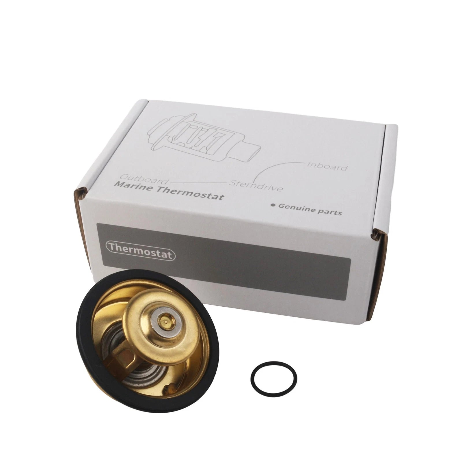 Stern Drive Thermostat Kit Assembly for Volvo Penta AQ 120B to 251A