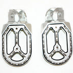 CNC Silver Foot Pegs for KTM 65SX (2000–2023) FX205