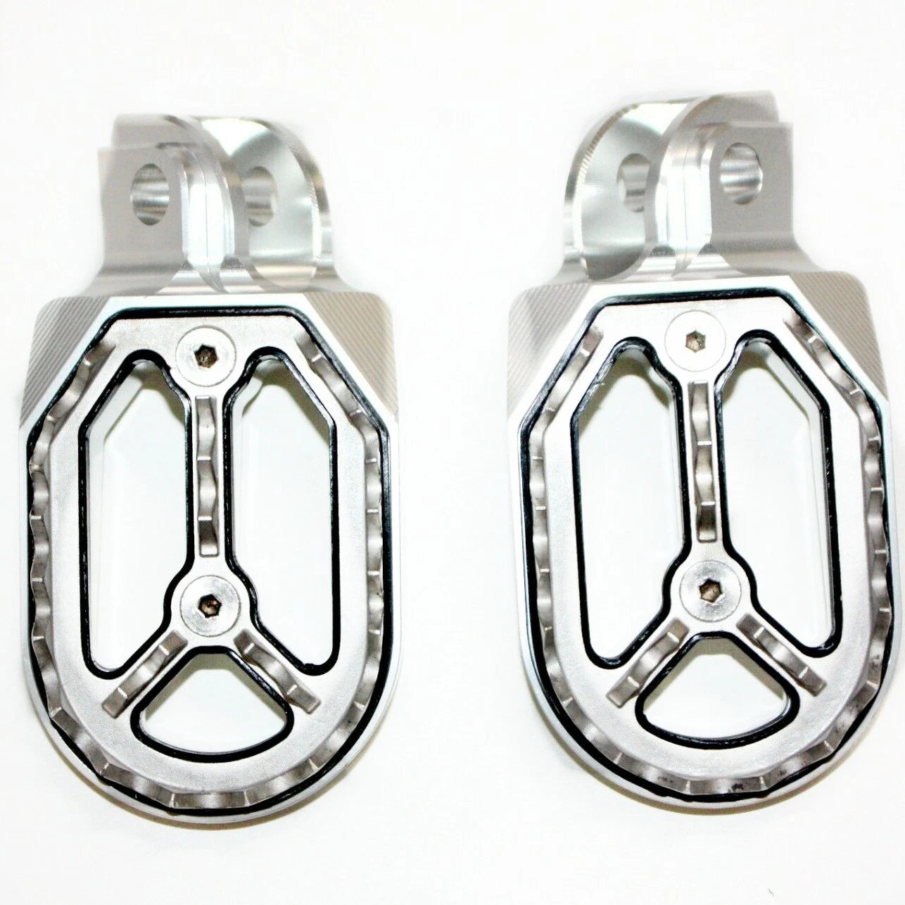 CNC Silver Foot Pegs for KTM 65SX (2000–2023) FX205