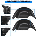Rear Wheel Well Inner Mud Flap Splash Guards for Ford F150 (2015–2020)