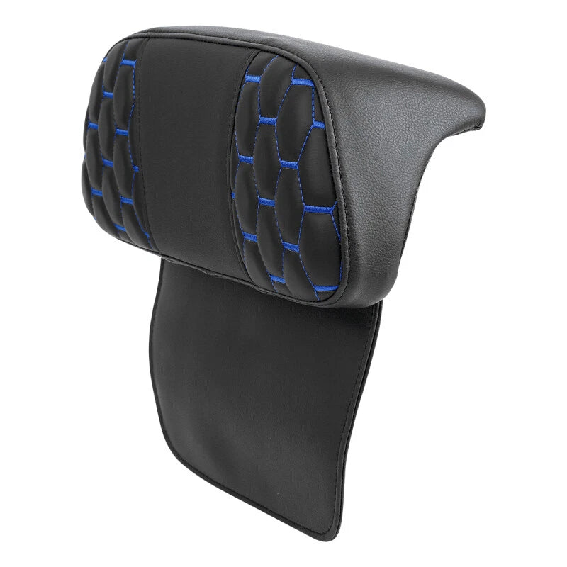 Razor Chopped Trunk Backrest Pad for Harley Street Glide (2014–2024) Black Blue