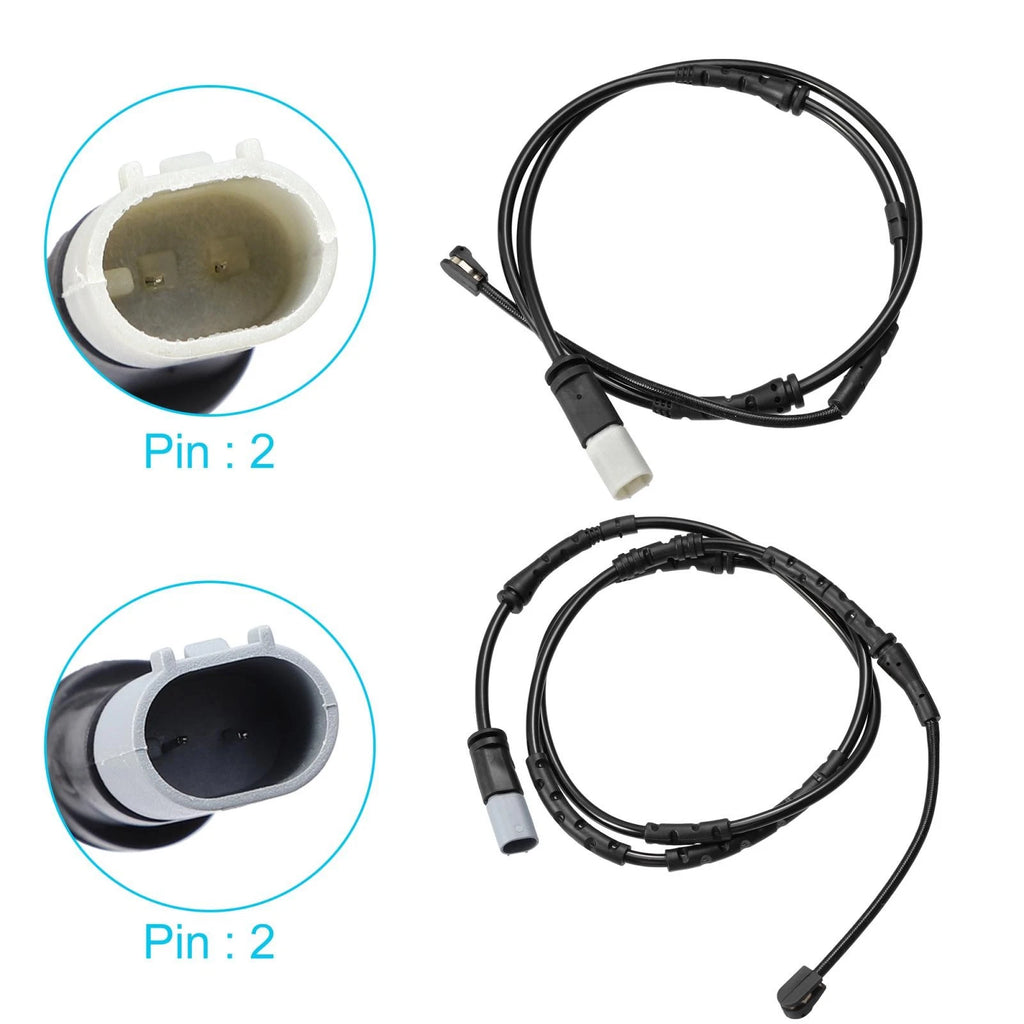 2X Brake Pad Wear Sensor for BMW X3 X4 (2011–2016) 34356790303