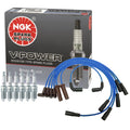 NGK 6 V-Power Spark Plugs Kit for Chevrolet GMC Oldsmobile 4.3 (1996–2002)