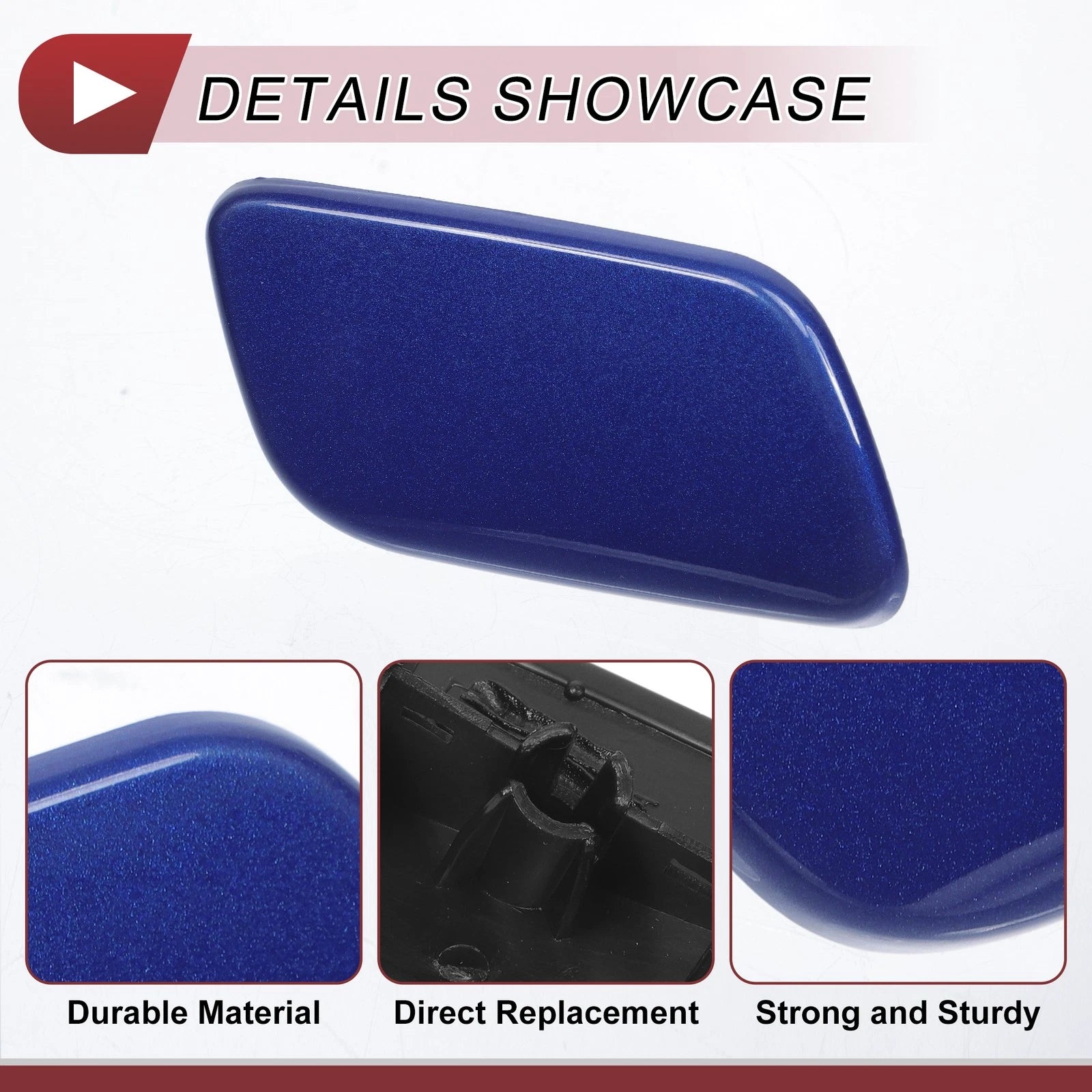 Front Right Washer Nozzle Cover Cap for Subaru Forester (2013–2015) Blue