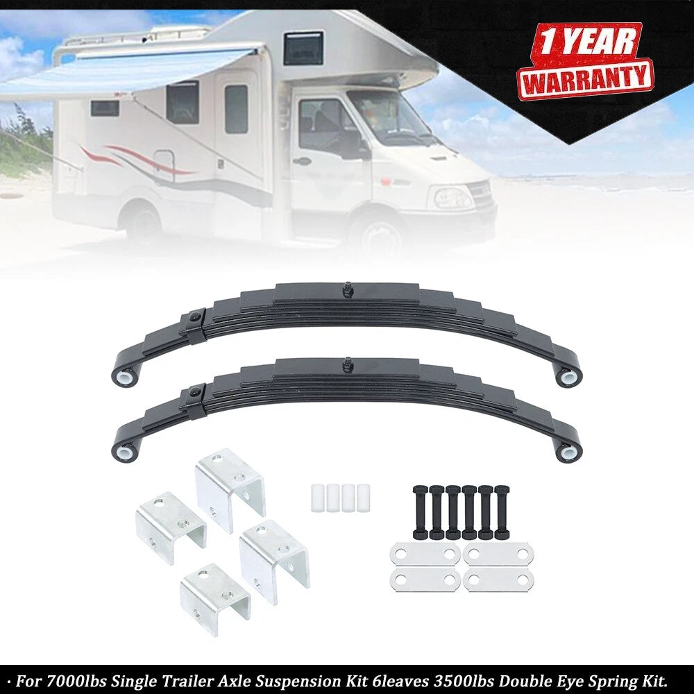 Single Trailer Axle Suspension Kit for 7000lbs Trailers (Year Range)