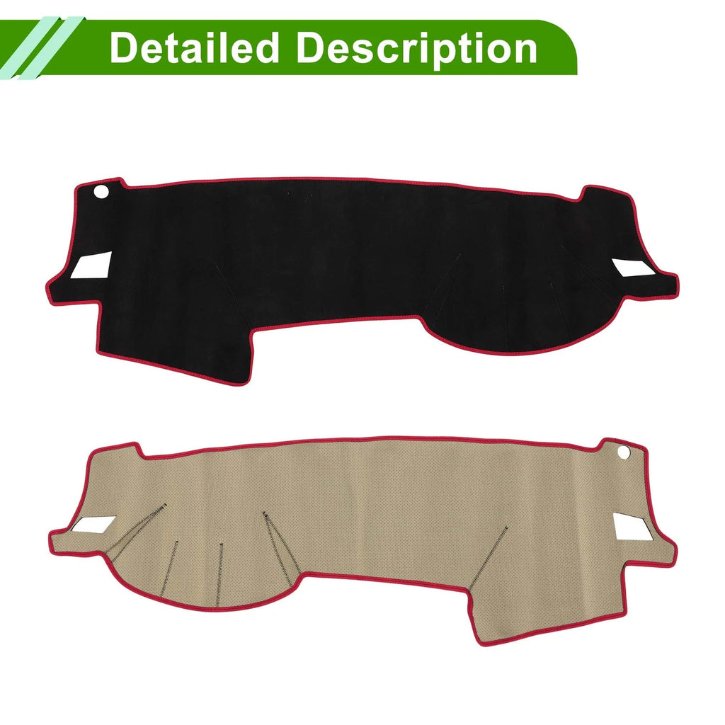 Dashboard Cover Mat for Subaru Outback (2015–2023) Black Red