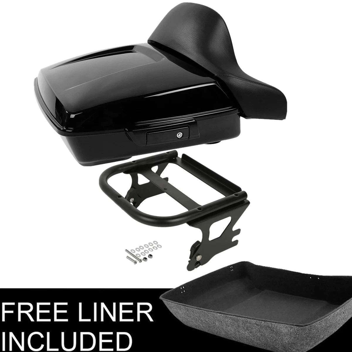 Trunk Pad Mount Rack for Harley Touring Road Glide King (1997–2008)