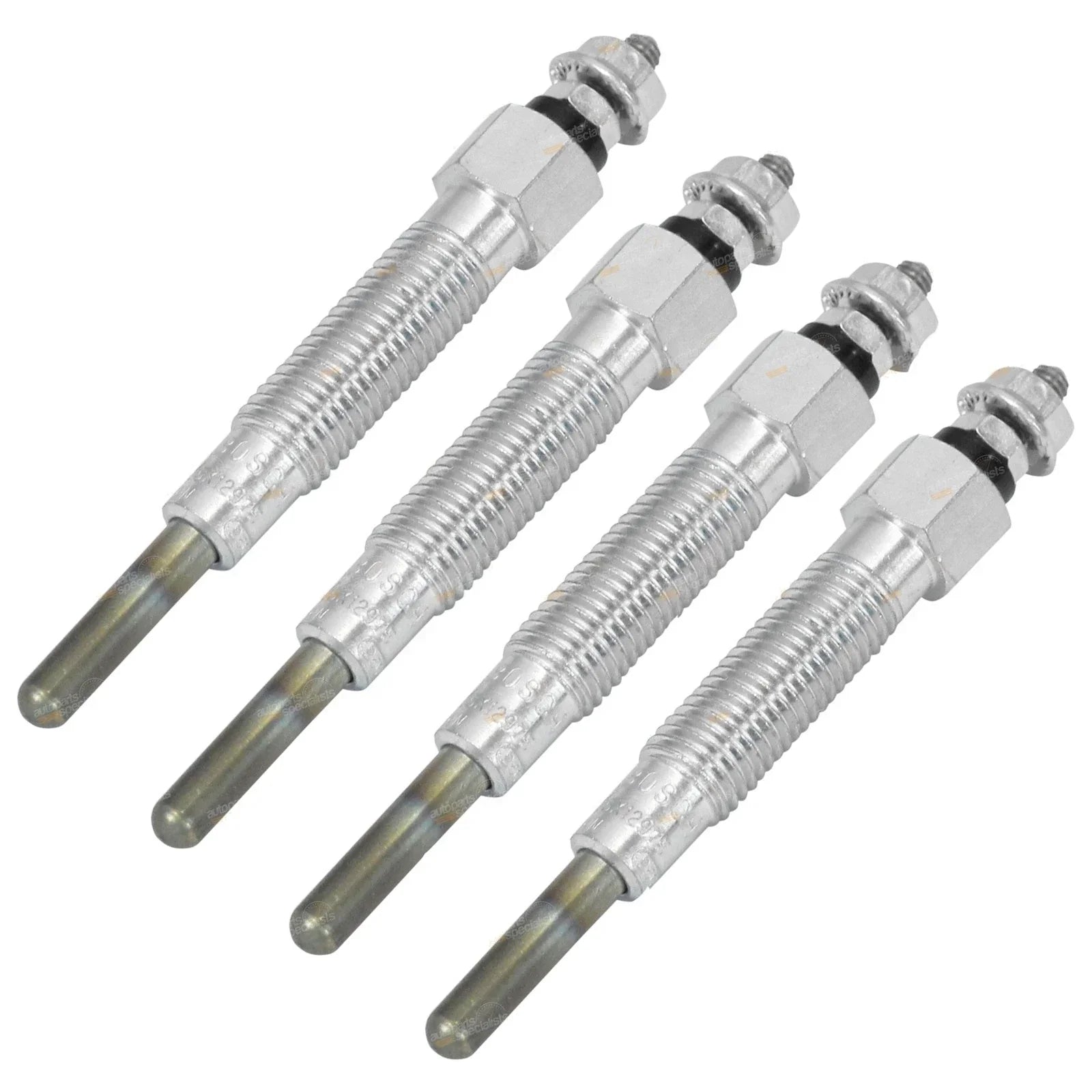 4x Glow Plugs Set for Nissan Terrano TD27 2.7L Non-Turbo (1986-1989)