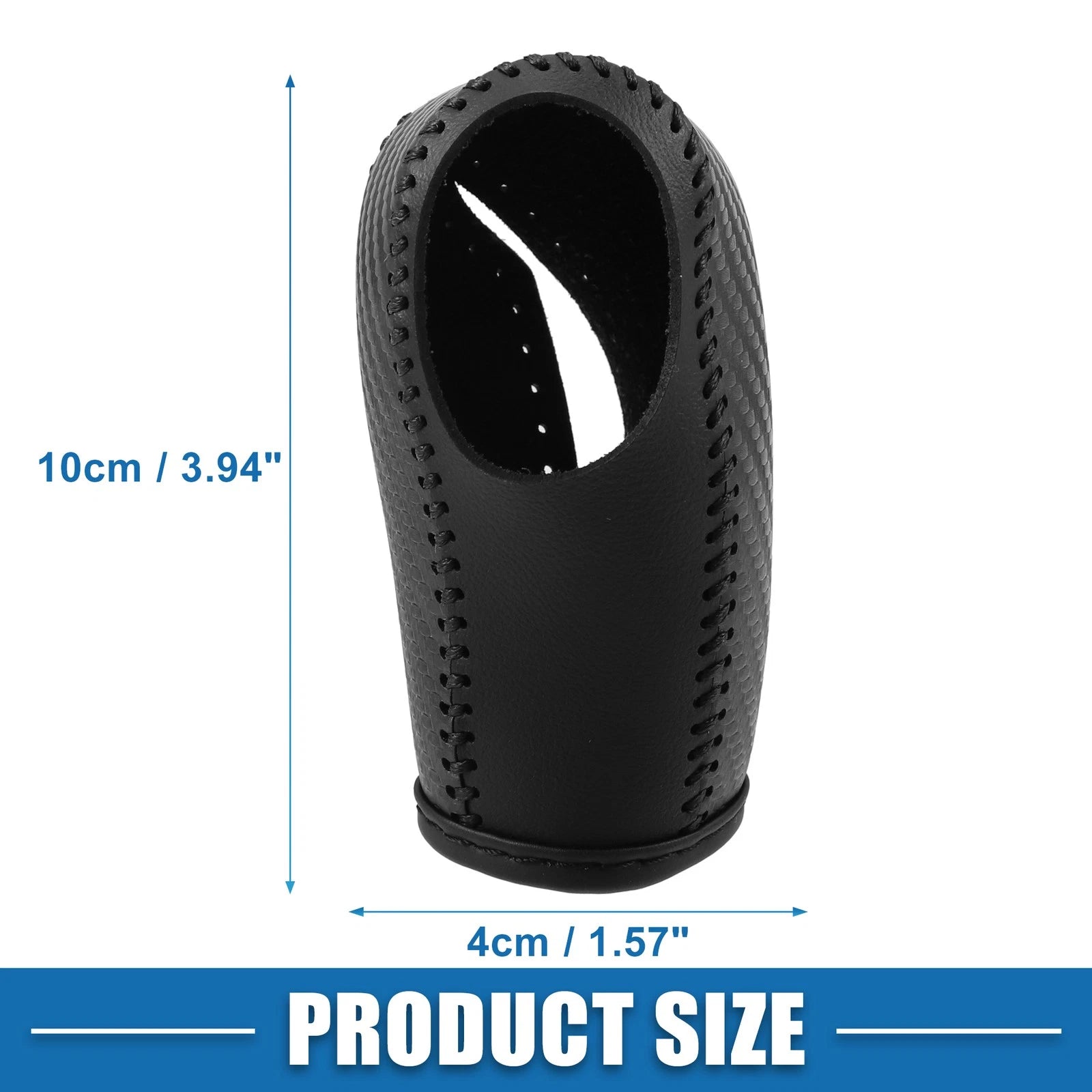 Gear Shifting Knob Cover for Honda HR-V (2016–2023) PU Leather Carbon Fiber