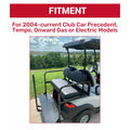 Flip Folding Rear Seat Kit for Club Car Precedent/Tempo (2004–Present)