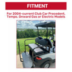 Flip Folding Rear Seat Kit for Club Car Precedent/Tempo (2004–Present)