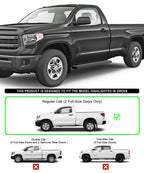 Running Boards for Toyota Tundra (2007-2017) - 5 Inch Matte Black